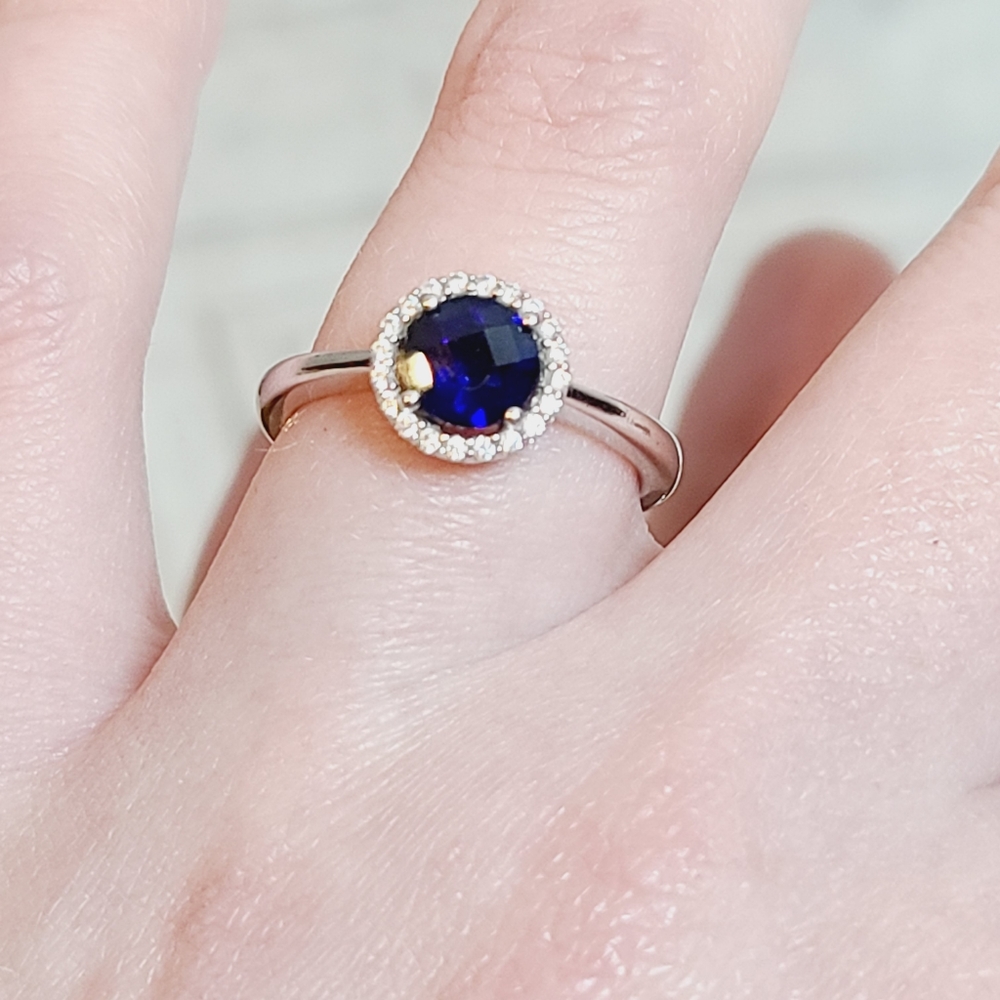 Lafonn Blue Birthstone September Ring